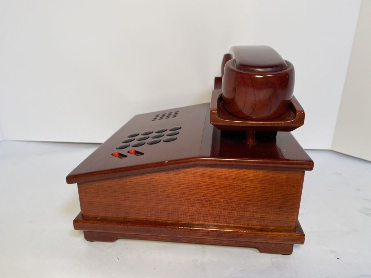 ★レア★ウッドホン　飛騨の匠Ⅱ 昭和レトロ 木製 アンティーク 電話機 中古_レアな電話機です♪