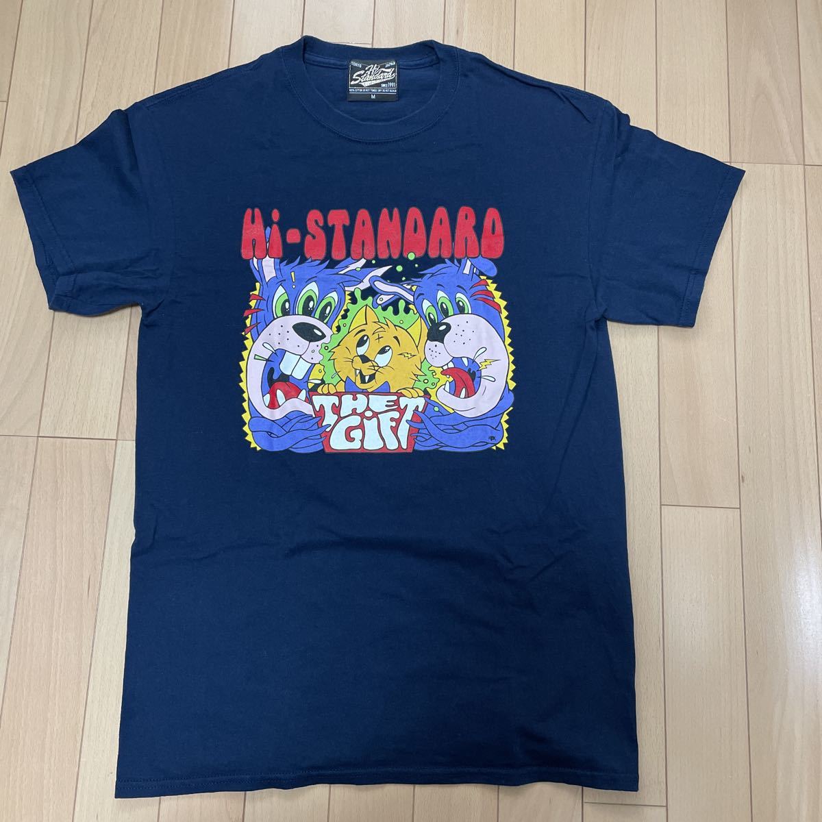 Hi-STANDARD 半袖Tシャツ ハイスタンダード THE GIFT TOUR tシャツ ハイスタ ピザオブデス ken yokoyama  オフィシャルTシャツ バンドT