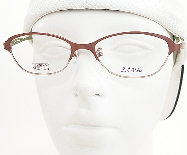 Frontosa 日本製 SAV-fu サブフ 眼鏡 メガネ フレーム SA6215-P レディース 鯖江産_画像3
