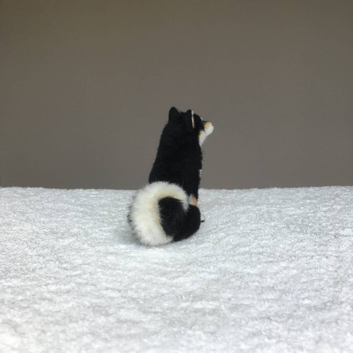 ☆ぴのきち☆8.6cmの黒柴さん☆羊毛フェルト 柴犬 黒柴 柴 豆柴 ☆ぴのきち☆8.6cmの黒柴さん☆羊毛フェルト 柴犬 黒柴 柴 豆柴