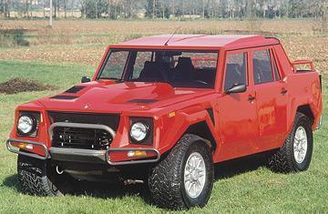 1/43 Lamborghini LM 002 ランボルギーニ 1986 赤 レッド IXO 梱包サイズ60_画像2