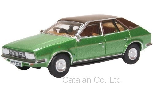 1/76 レイランド プリンセス メタリック グリーン 緑 ブラック 黒 Leyland Princess metalic green black Oxford 60サイズ_画像1