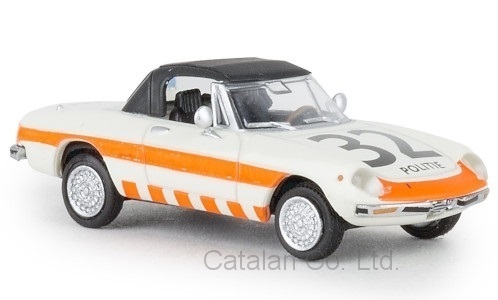 1/87 アルファロメオ パトカー スパイダー Alfa Romeo Spider Politie 32 1969 closed Brekina 60サイズ_画像1