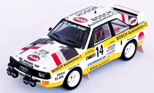 1/43 アウディ スポーツ クワトロ ボッシュ Audi Sport quattro No.14 Bosch Internationale Steiermark Rally 1985 Trofeu 梱包サイズ60_画像1