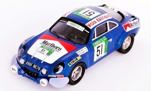 超人気 1/43 ルノー アルピーヌ ラリー Alpine Renault A110 No.51 Rally WM Rally Bandama 1977 Le Gall Le Gall 1:43 Trofeu 梱包サイズ60 乗用車