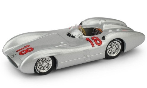 1/43 メルセデス ベンツ Mercedes W196C No.18 Formel 1 GP Frankreich 1954 Fangio 1:43 F1 Brumm 梱包サイズ60