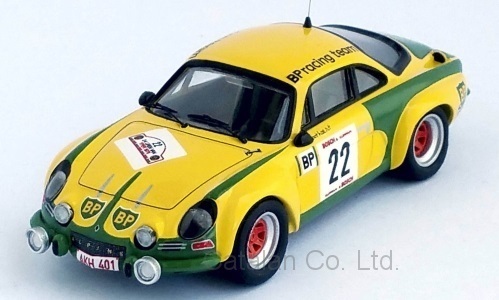 【ラッピング無料】 1976 Ypres Rally BP No.22 A110 Renault Alpine ラリー イーペル ルノー アルピーヌ 1/43 F.Roothaert 60サイズ Trofeu E.Nijs 乗用車