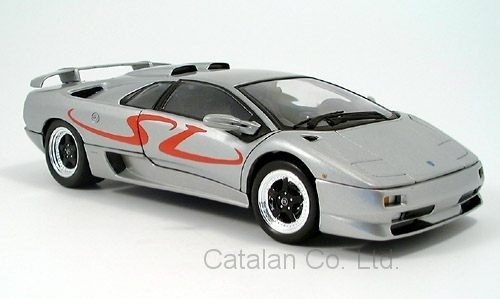 1/18 ランボルギーニ ディアブロ 銀 シルバー Lamborghini Diablo SV silver 1998 Welly 80サイズ