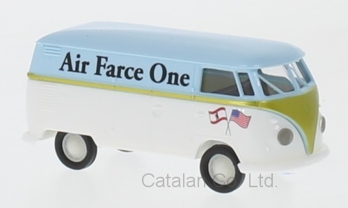 1/87 フォルクスワーゲン バス エア・フォース・ワン VW T1b Kasten Air Force One Brekina 梱包サイズ60_画像1