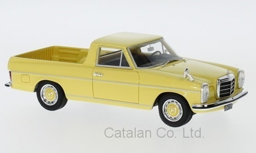 1/43 メルセデス ベンツ ピックアップ トラック 黄色 イエロー Mercedes Benz W115 Pick-up Argentina yellow 1974 Neo 梱包サイズ60_画像1