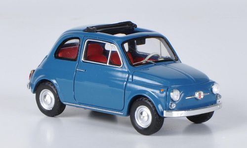 1/43 Fiat フィアット 500F 500 ブルー 青 1965 ヌオーヴァ Ebbro 梱包サイズ60