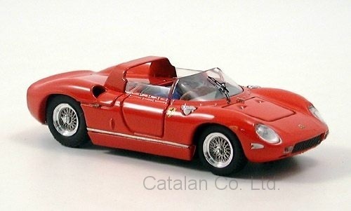 1/43 フェラーリー Ferrari 250 P red 赤 レッド 1963 梱包サイズ60 Art Model_画像1