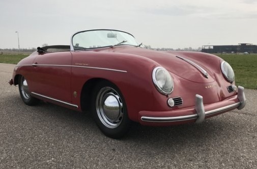 1/43 ポルシェ レッド 赤 Porsche 356 Speedster dark red 1952 Brumm 梱包サイズ60_画像2