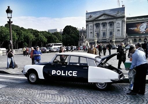 1/43 Citroen DS 19 Polizei (F) 1960 Police de Paris Vitesse シトロエン ポリス パトカー フランス パリ Vitesse ビテス 警察車両_画像3