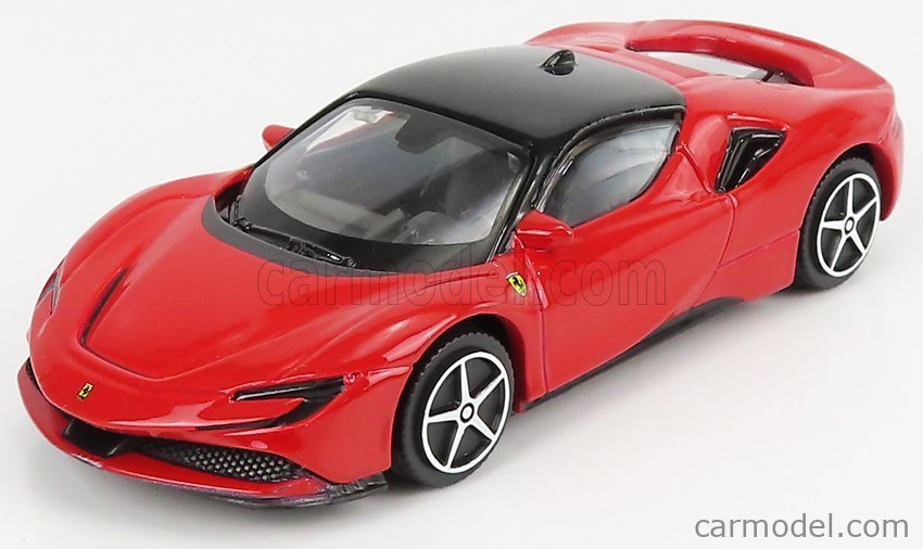 1/43 フェラーリー ストラダーレ 赤 レッド Ferrari SF90 Stradale red 1:43 Bburago 梱包サイズ60_画像1