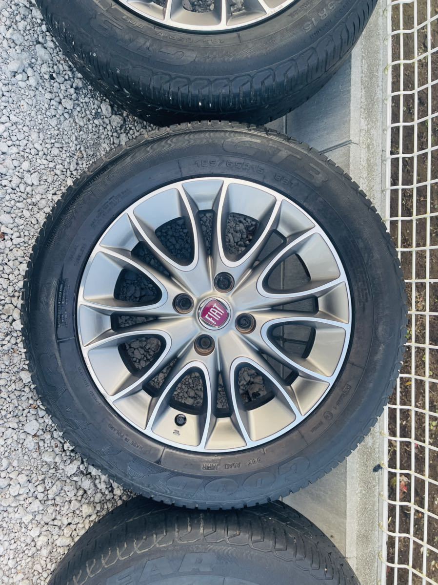 ◇ ☆ Fiatフィアット プント純正 タイヤホイール 15×6J +43 4H/100