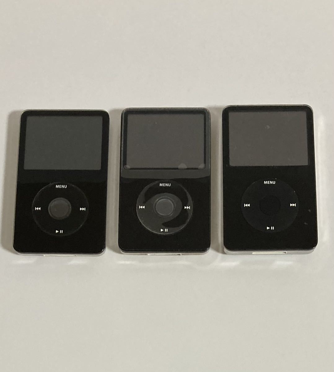 Apple iPod classic A1136 60GB / A1136 30GB×2 ジャンク品 3台セット_画像1