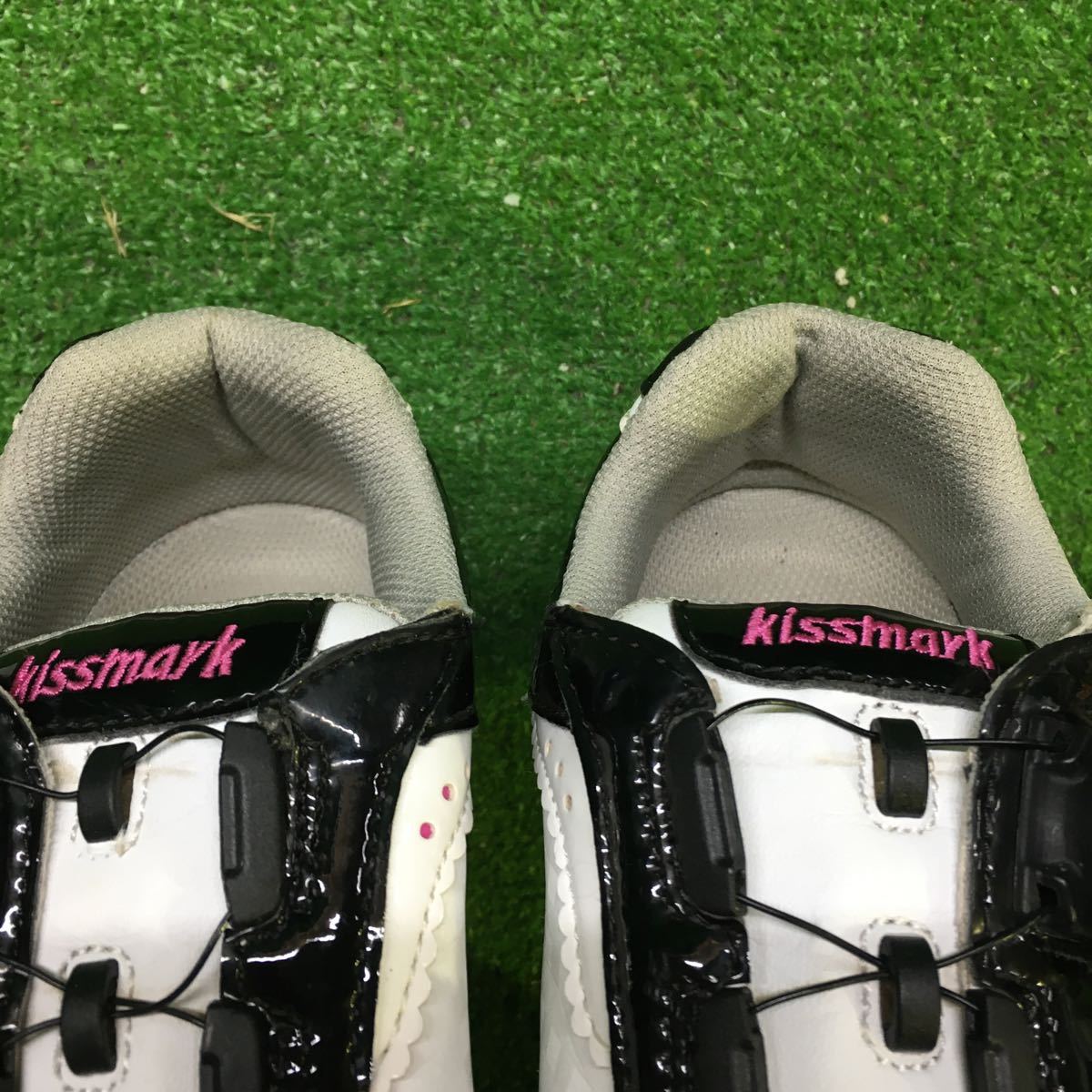 FGS243 kissmark туфли для гольфа 23.5cm