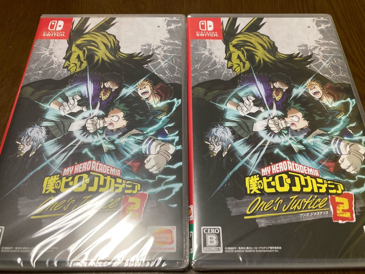 送料無料 新品未開封 ニンテンドースイッチ ソフト 僕のヒーローアカデミア One’s Justice2 Nintendo Switch ワンズジャスティス２セット