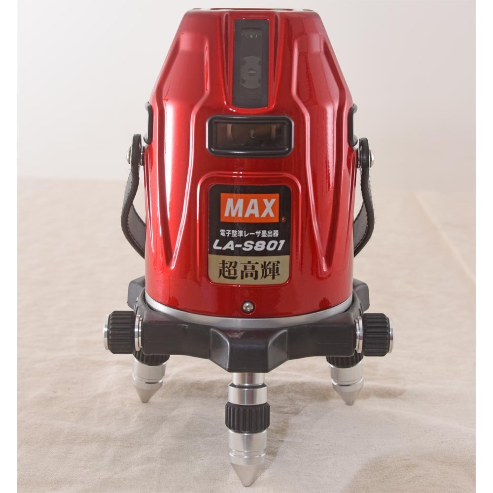 ブラウン×ピンク MAX マックス LA-202 レーザー墨出し器 - 工具
