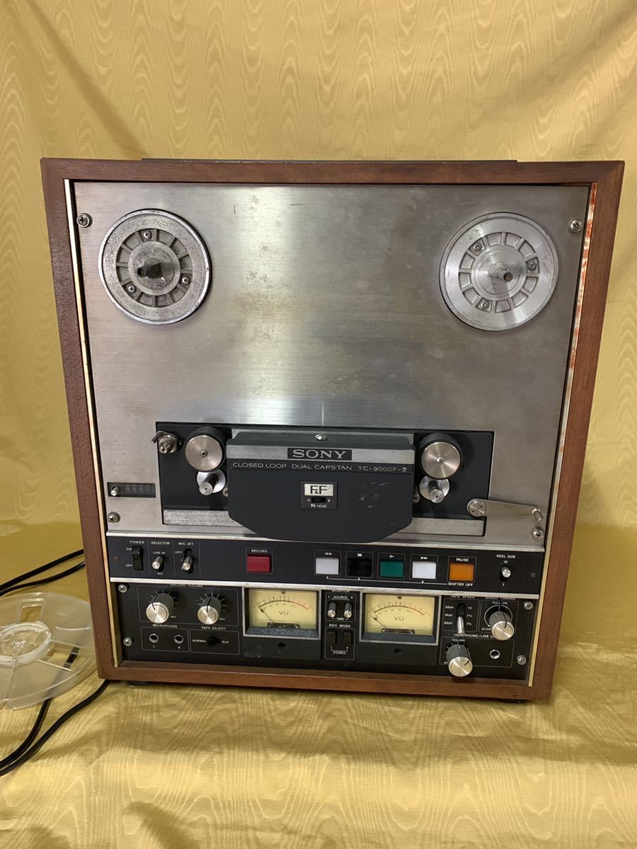 オープンリールデッキ SONY TC-9000F-2 ジャンク ソニー ビンテージ オープンリールデッキ SONY TC-9000F-2 ジャンク ソニー ビンテージ