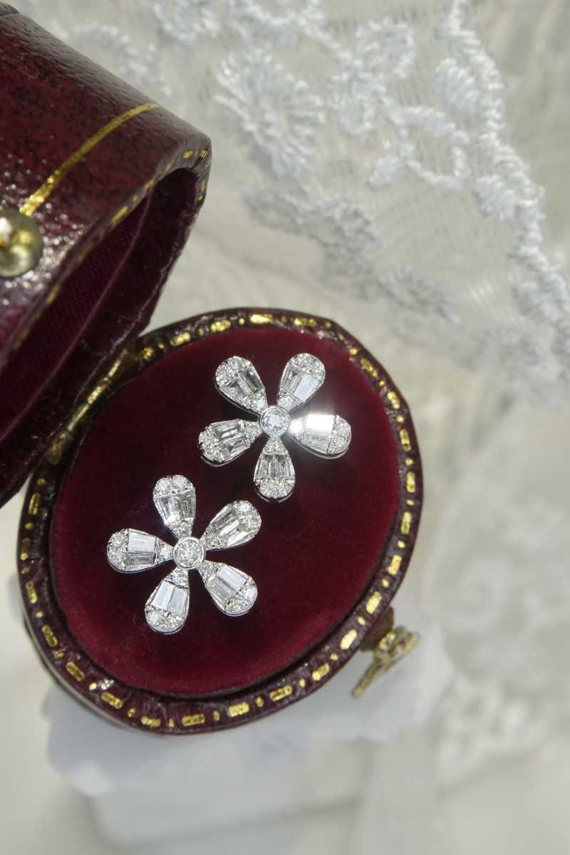 着画イメージあり K18PGルビーピアス ビルマ産 R:0.515ct
