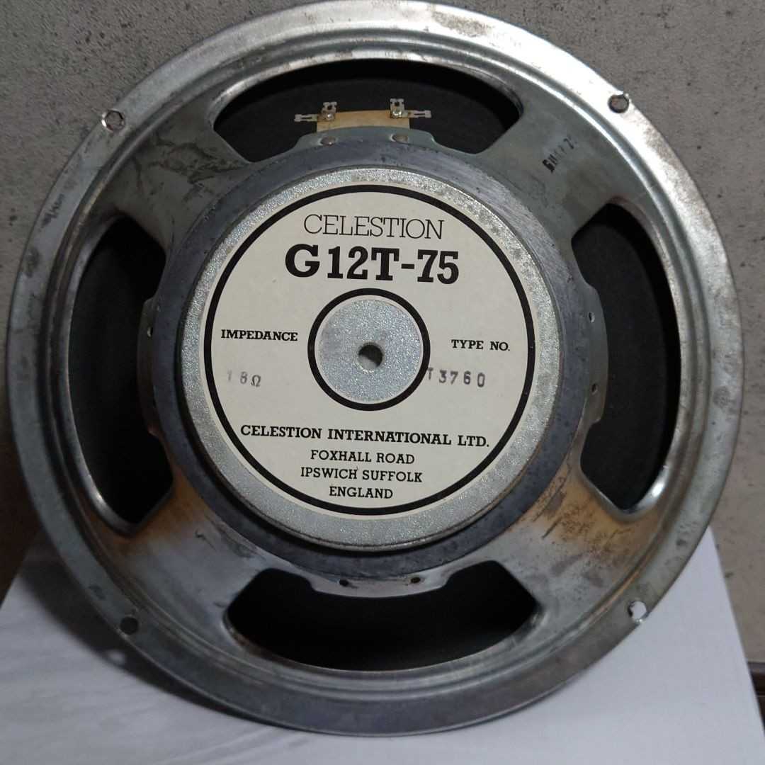 当季大流行 G12T-75 CELESTION 16Ω 2個セット スピーカー セレッション 