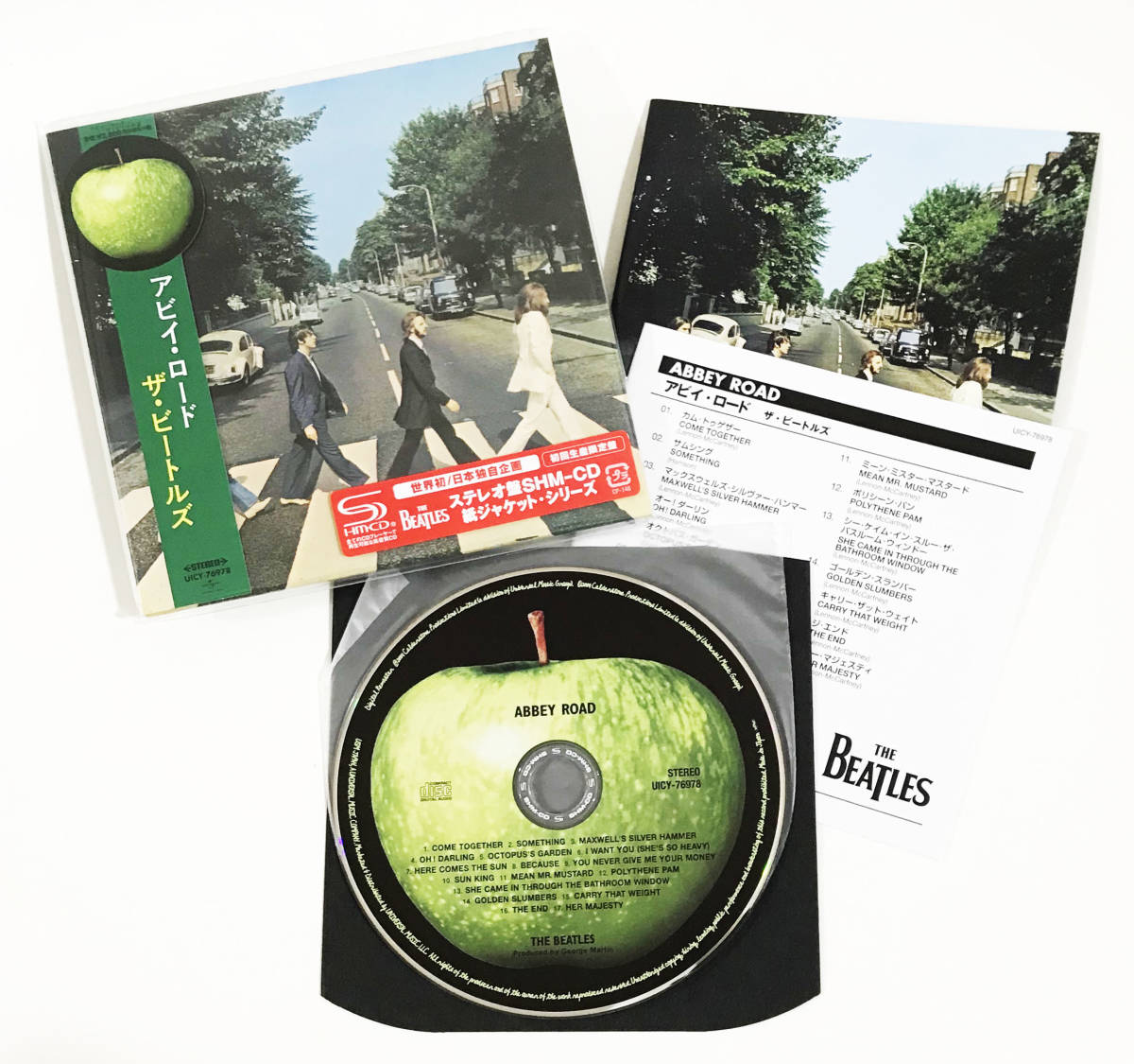 【送料無料！】THE BEATLES ザ・ビートルズ 2014年盤「Abbey Road アビイ・ロード」紙ジャケCD 赤ステッカー_画像1