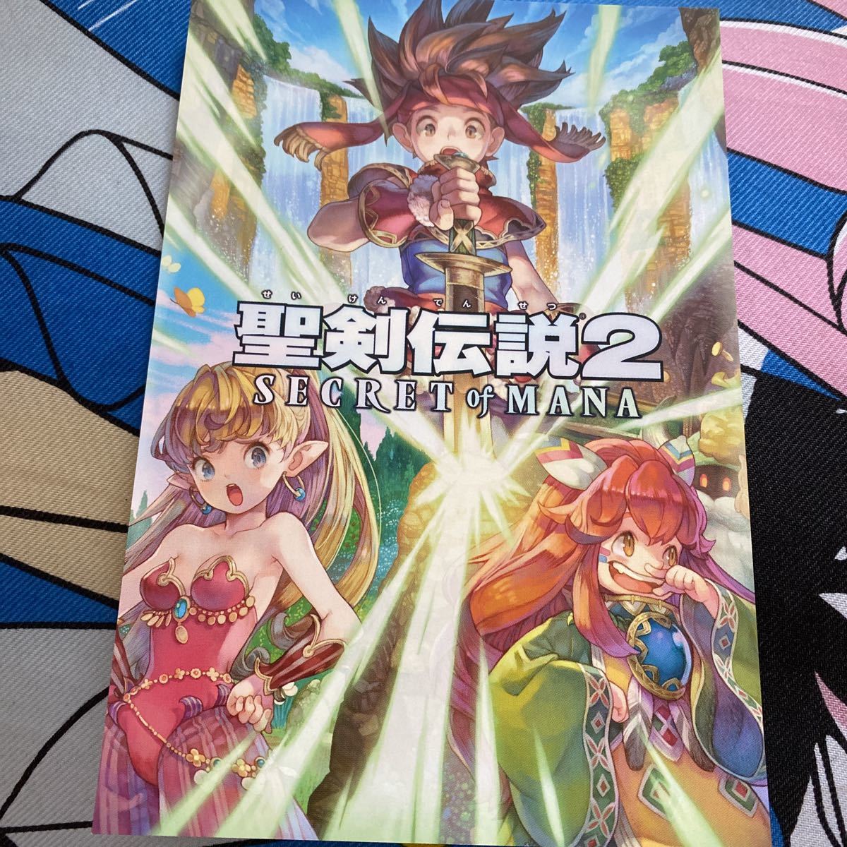 聖剣伝説2 ポストカード プラム　ポポイ　フラミー　ジェマ　ルサ　ディラック　ヴァンドール　スクエニ　スクウェアエニックス　他_画像1