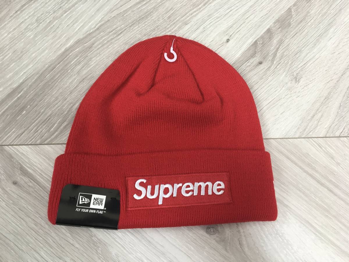 Supreme New Era Box Logo Beanie Red＊シュプリーム ニューエラ