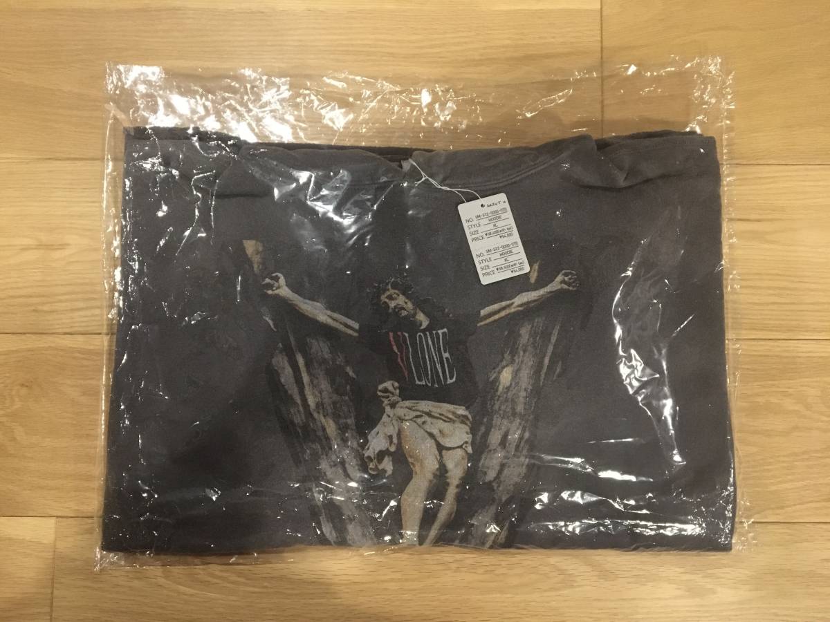 22ss SAINT MICHAEL VLONE HOODIE BLACK XL＊セントマイケル スウェット パーカー READYMADE レディメイド 24ss