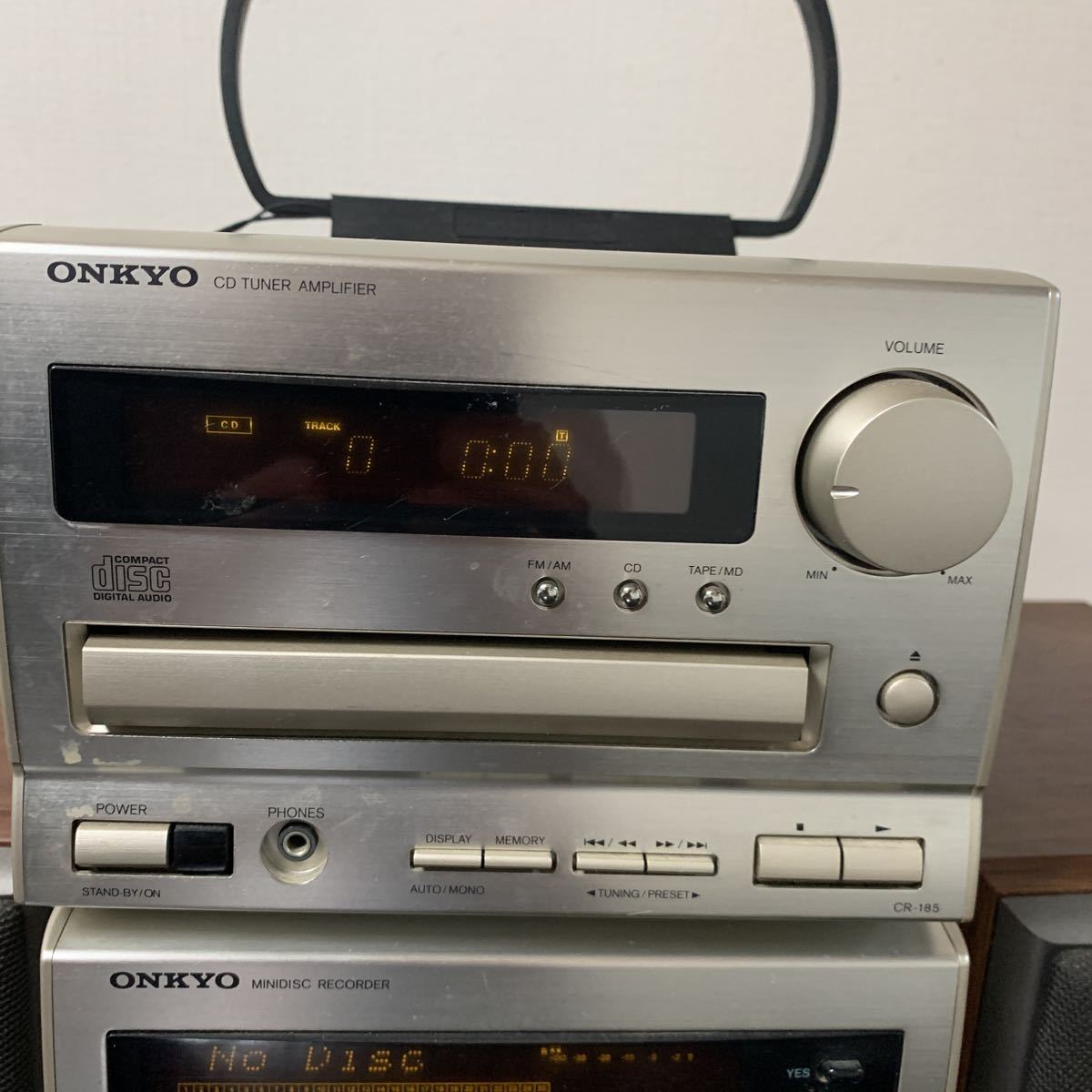 ONKYO CR-185 K-185 MD-185 スピーカー log-cabin.jp
