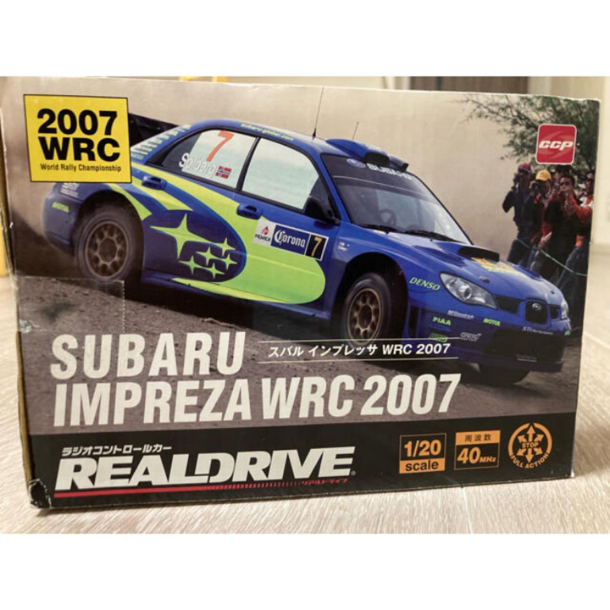 ラジコンカー　リアルドライブ　スバル インプレッサ WRC 2007　ブルー　