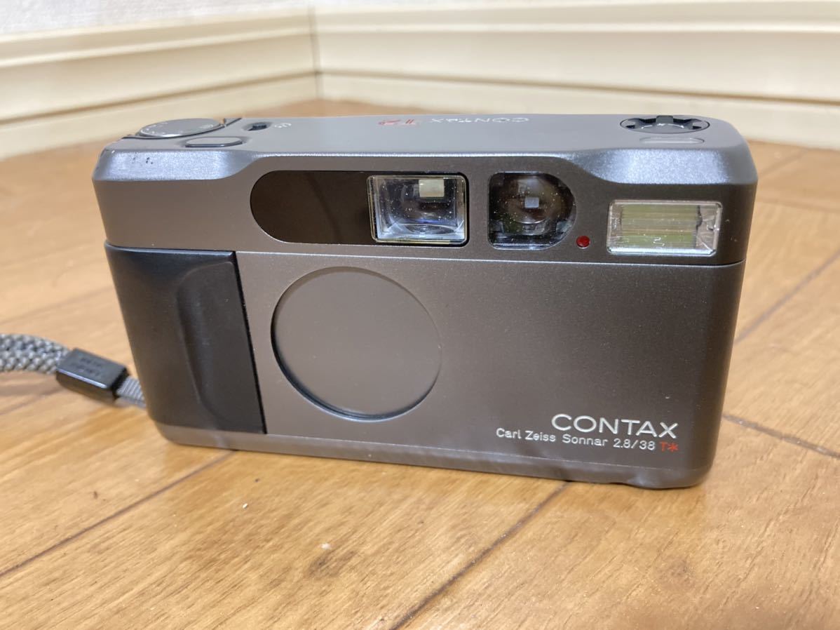 CONTAX T2 ブラックカラー コンタックス レトロ フィルムカメラ 