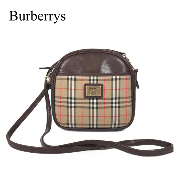 最新作国産】 BURBERRY - バーバリー牛革ポシェット新品の通販 by あん