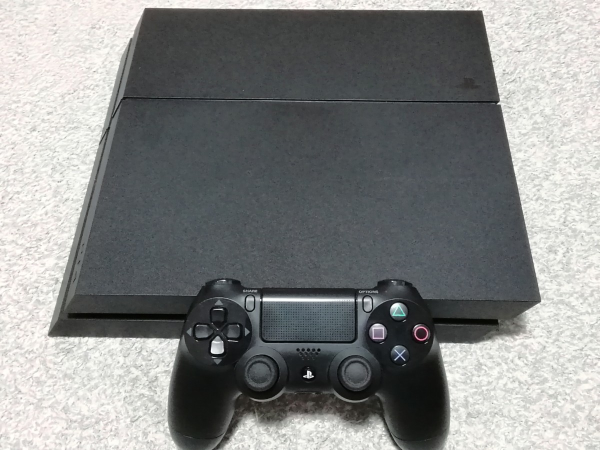 PS4 PlayStation4 ジェット・ブラック 500GB CUH-1200A（¥23,999