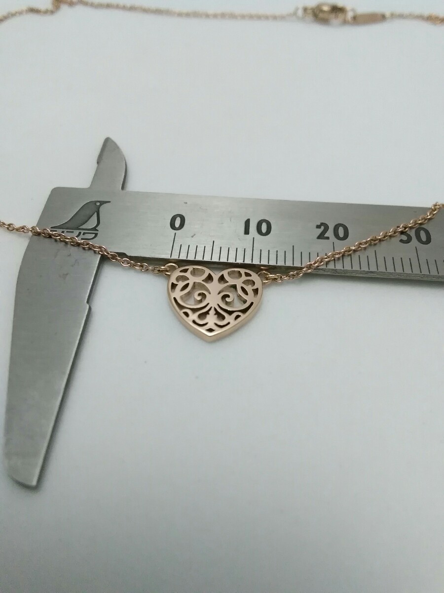 TIFFANY&Co. ティファニーエンチャントハートネックレス ルべドメタル