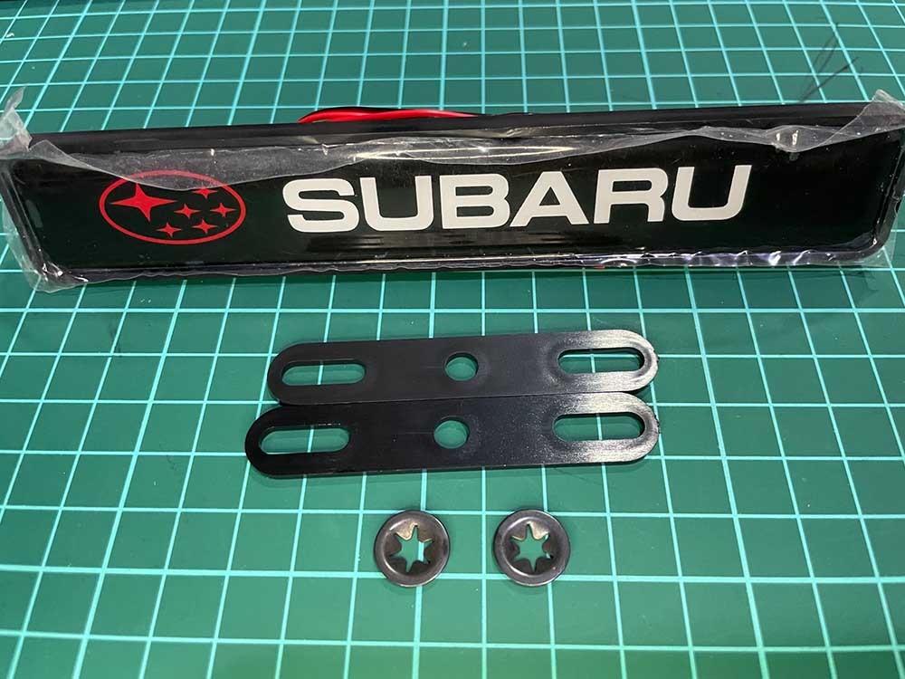 SUBARU 光る LED フロント エンブレム スバル インプレッサ フォレスター アウトバック WRX STI レヴォーグ BRZ XV レガシィB4_画像2