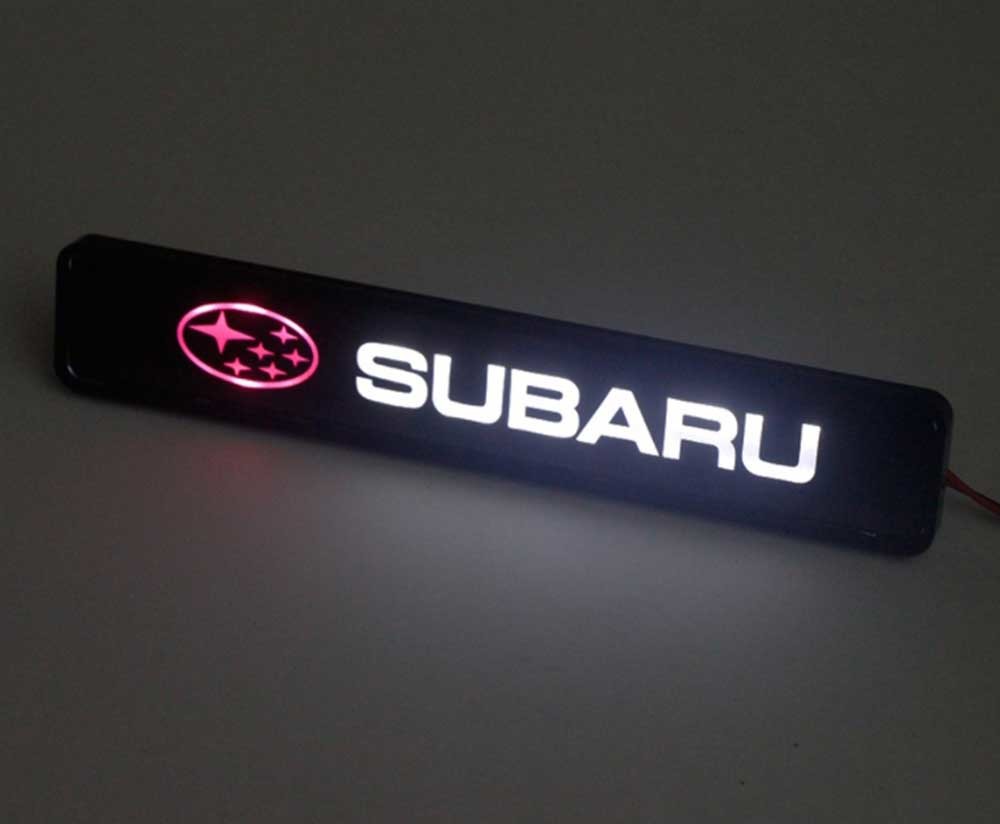 SUBARU 光る LED フロント エンブレム スバル インプレッサ フォレスター アウトバック WRX STI レヴォーグ BRZ XV レガシィB4_画像4