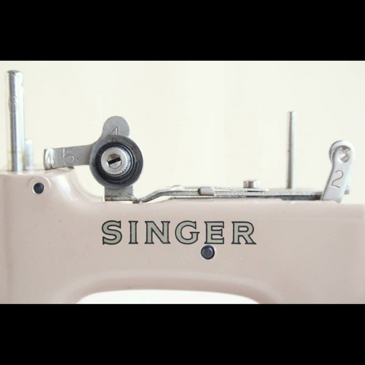 カテゴリクーポン対応! SINGER トイミシン ピンクベージュ