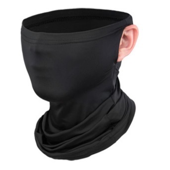 VAPS_1 冷感マスク 《ブラック》 フェイスカバー 涼しい フェイスマスク 今だけスーパーセール限定 紫外線対策 UVカット ズレない 男女兼用 大きな取引 夏 送込