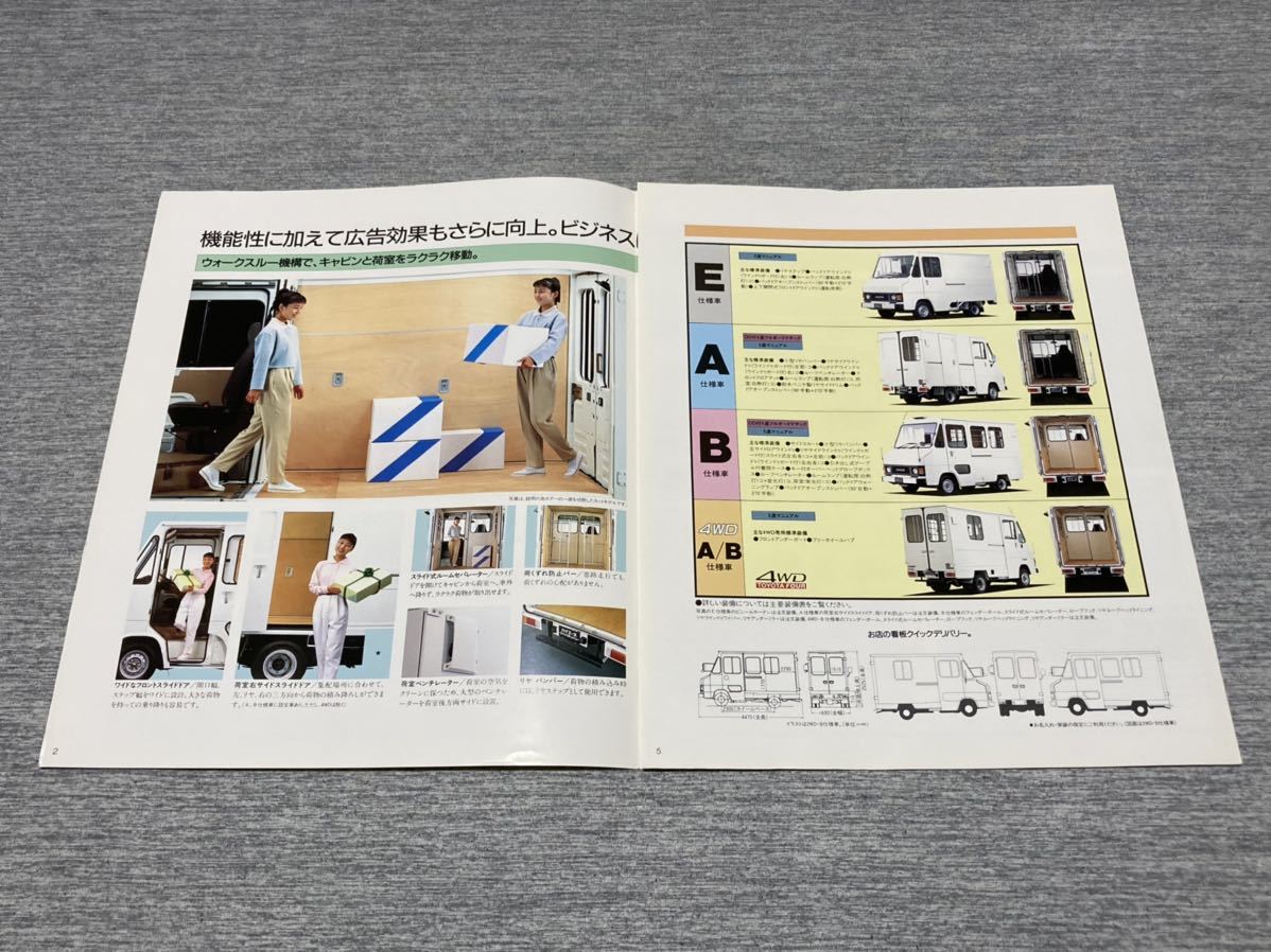 【旧車カタログ】 1990年 トヨタハイエースクイックデリバリー H80系_画像2