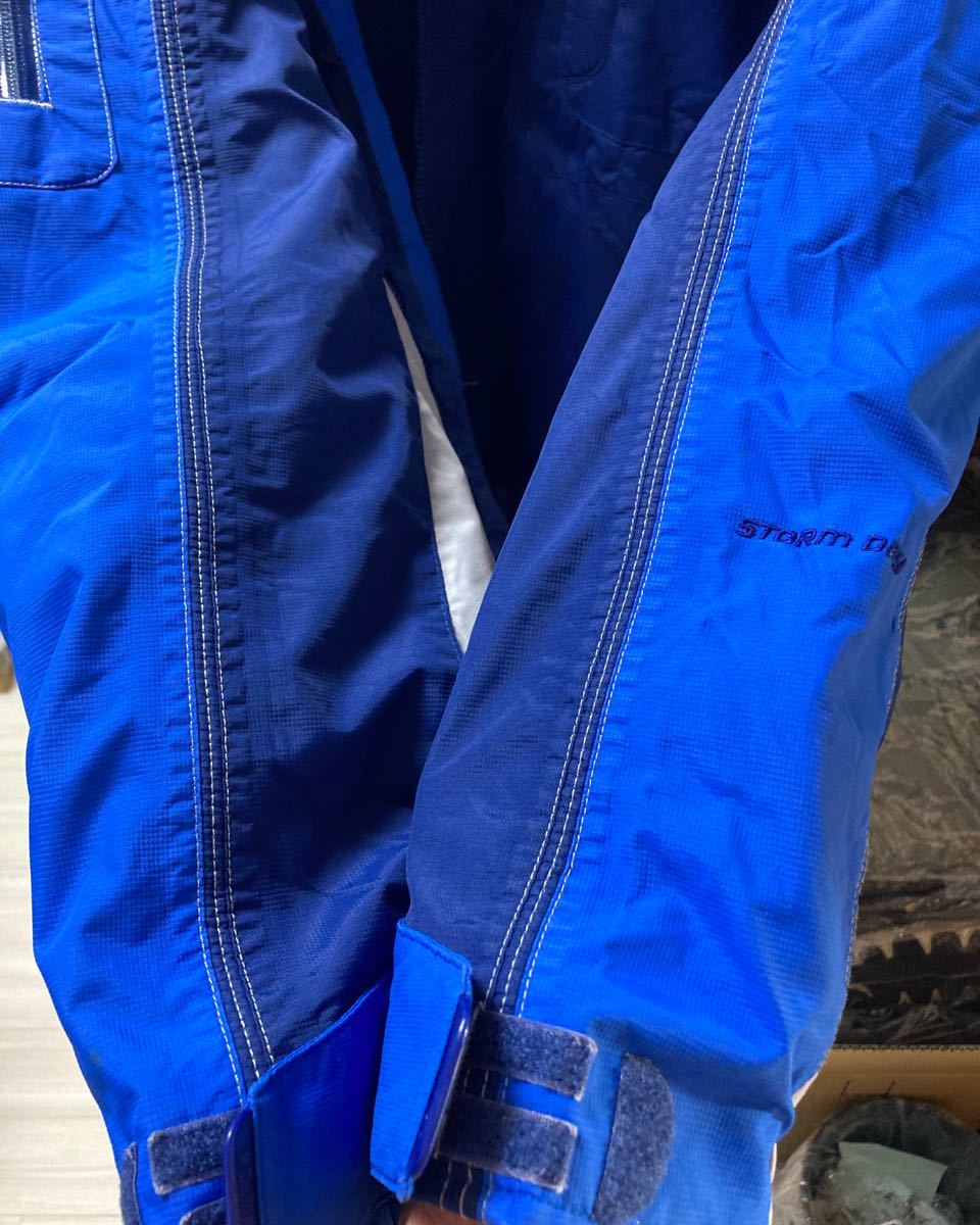 【年末限定】Columbia コロンビア 中綿ナイロンジャケット STORM DRY インナー付属 フード取り外し 防寒 ブルー 