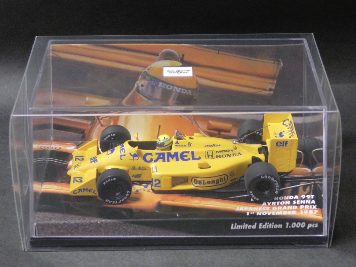 1/43 1987 LOTUS HONDA 99T AYRTON.SENNA #12 CAMELデカール仕様 1/43 1987 LOTUS HONDA 99T AYRTON.SENNA #12 CAMELデカール仕様