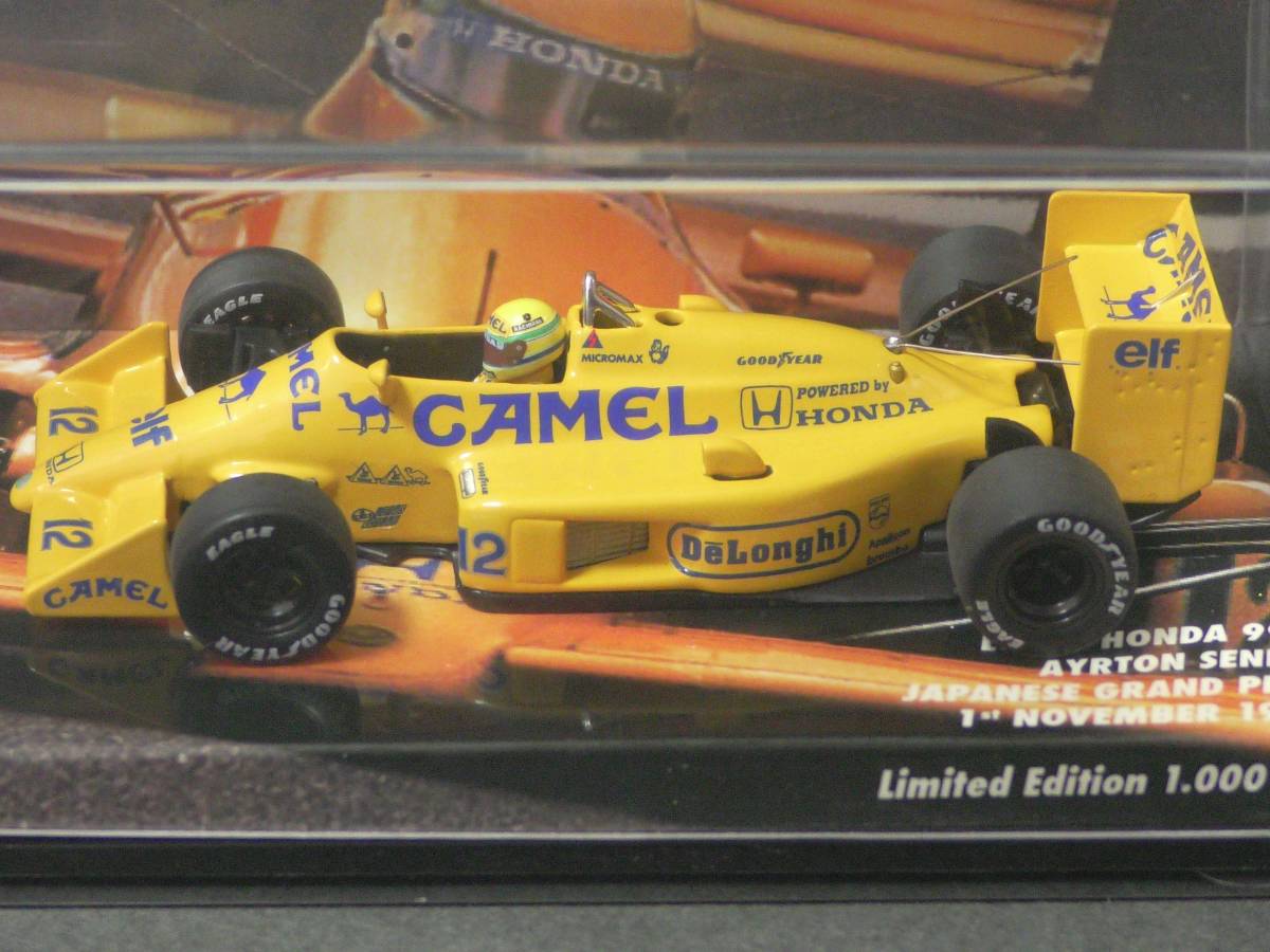 1/43 1987 LOTUS HONDA 99T AYRTON.SENNA #12 CAMELデカール仕様 1/43 1987 LOTUS HONDA 99T AYRTON.SENNA #12 CAMELデカール仕様