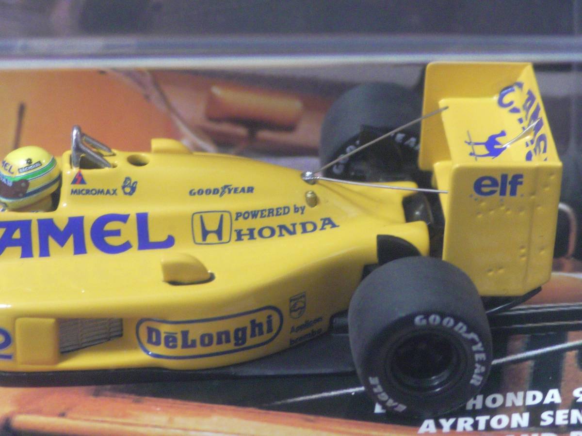 1/43 1987 LOTUS HONDA 99T AYRTON.SENNA #12 CAMELデカール仕様 1/43 1987 LOTUS HONDA 99T AYRTON.SENNA #12 CAMELデカール仕様