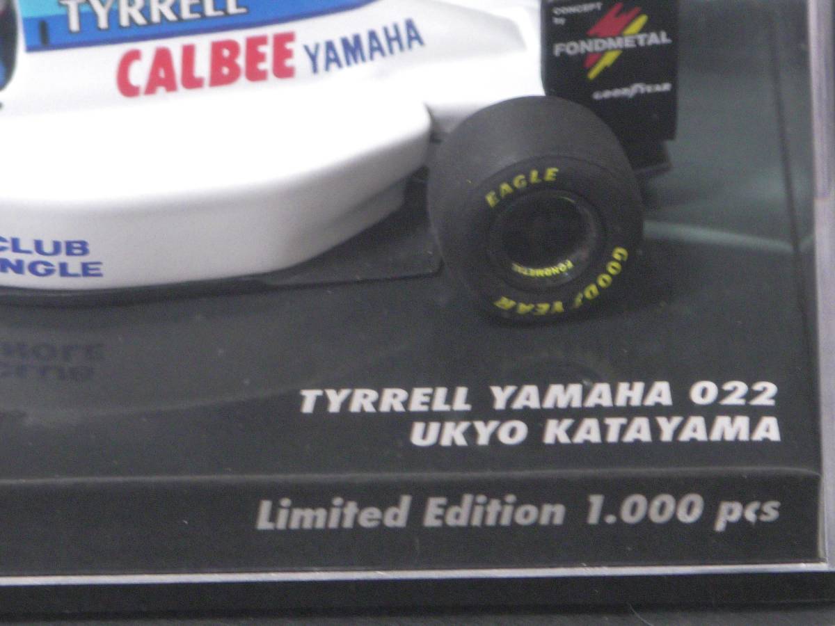 未展示 1/43 1994 TYRRELL YAMAHA 022 片山右京 No.3 UKYO KATAYAMA #3 ティレル ヤマハ タイレル F1 MINICHAMPS PMA ミニチャンプスの画像5