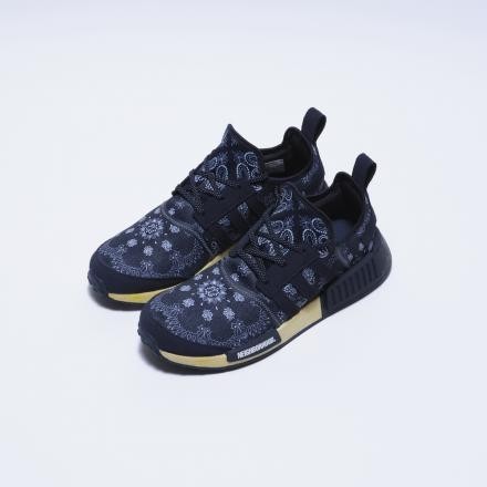 ネイバーフッド × アディダス オリジナルス NMD_R1 27 thank ネイビー 　adidas