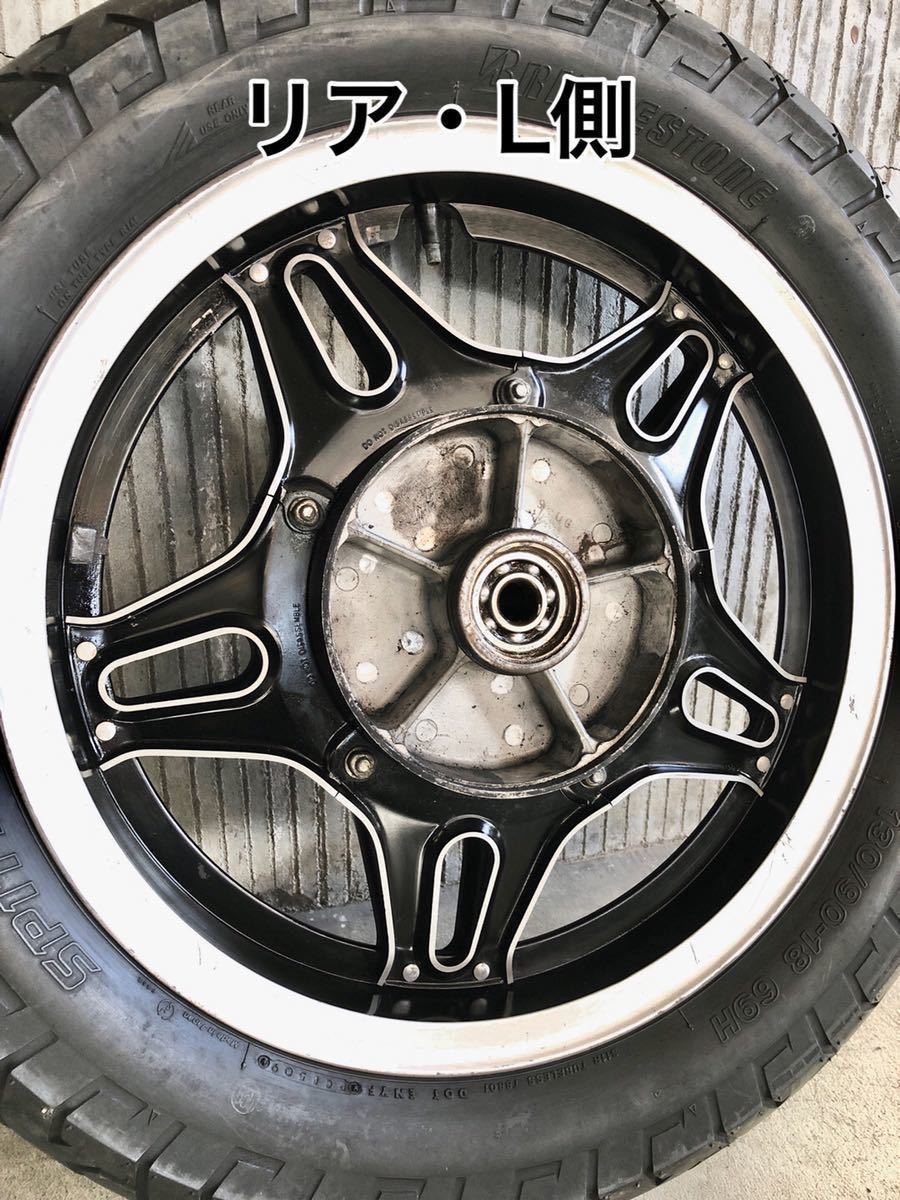 □ 希少ワイドリム □ CB750F FBポン付け 裏コム ホイール セット