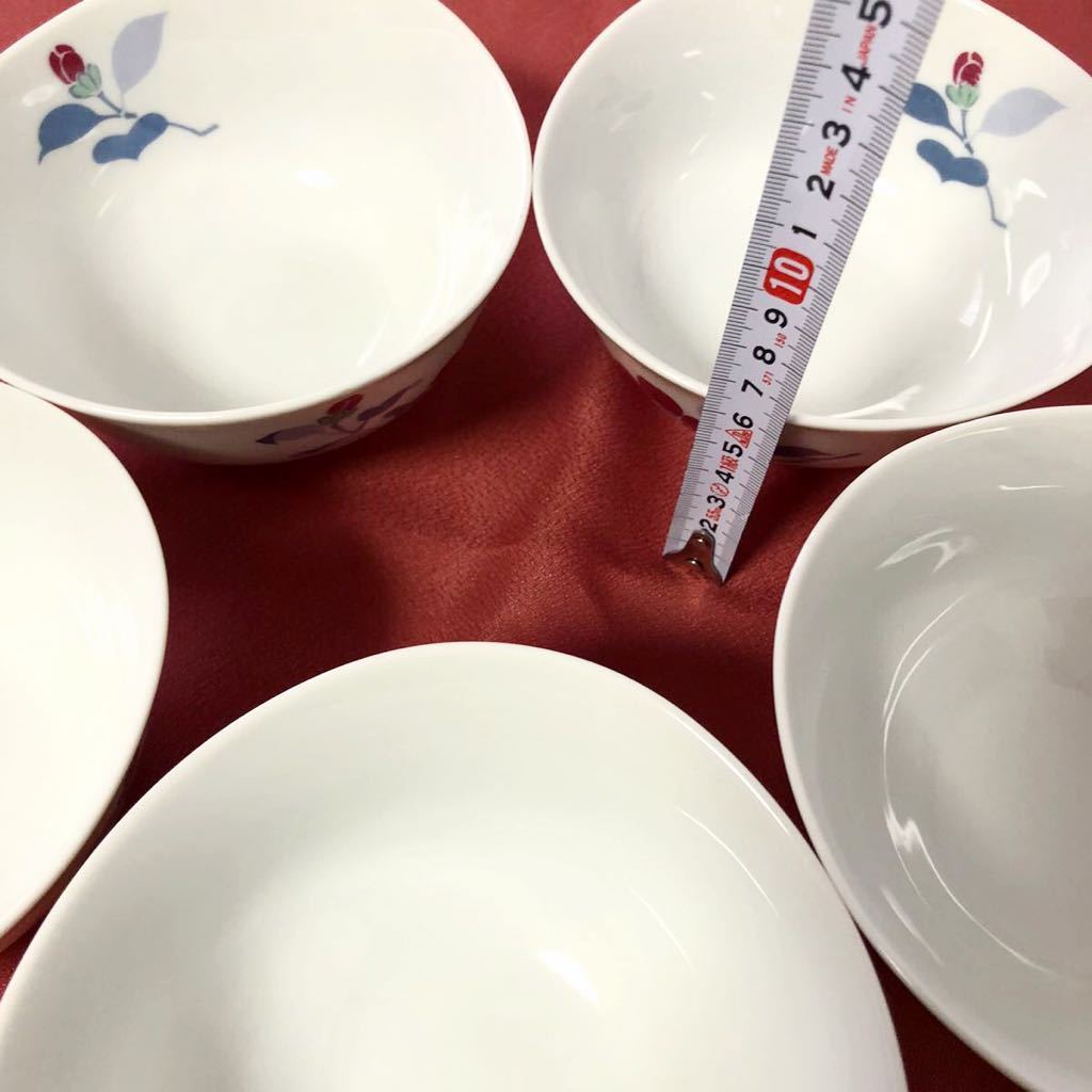 昭和レトロ Daiichi China 第一陶器 多用鉢 和食器 中古 5客セット 中鉢の画像5